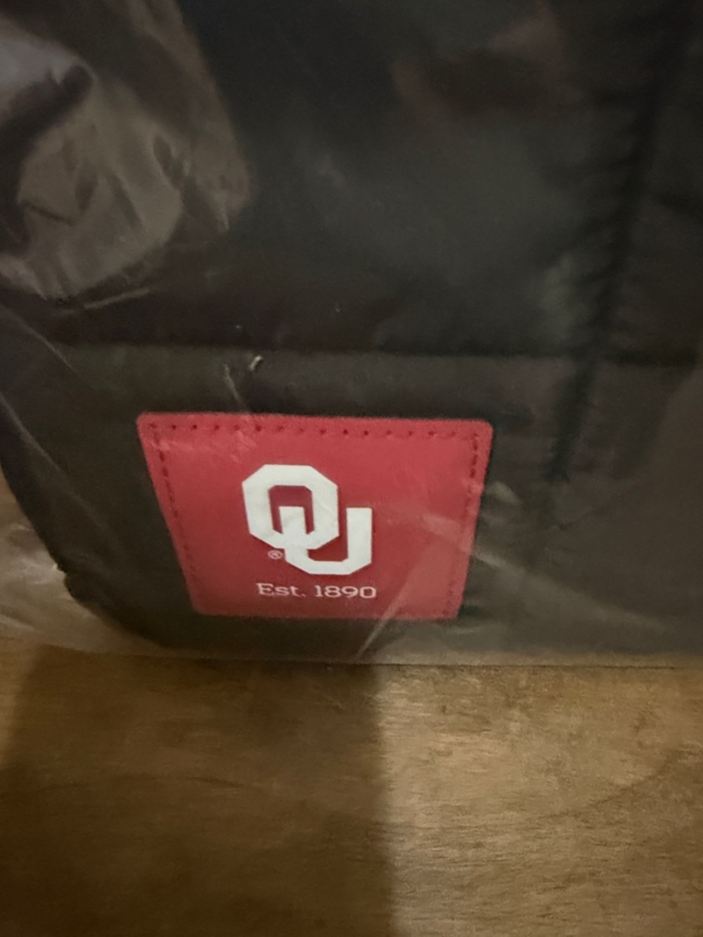 OU Collegiate Laptop Sleeve - Black with Red Logo NEW - Picture 3 of 3